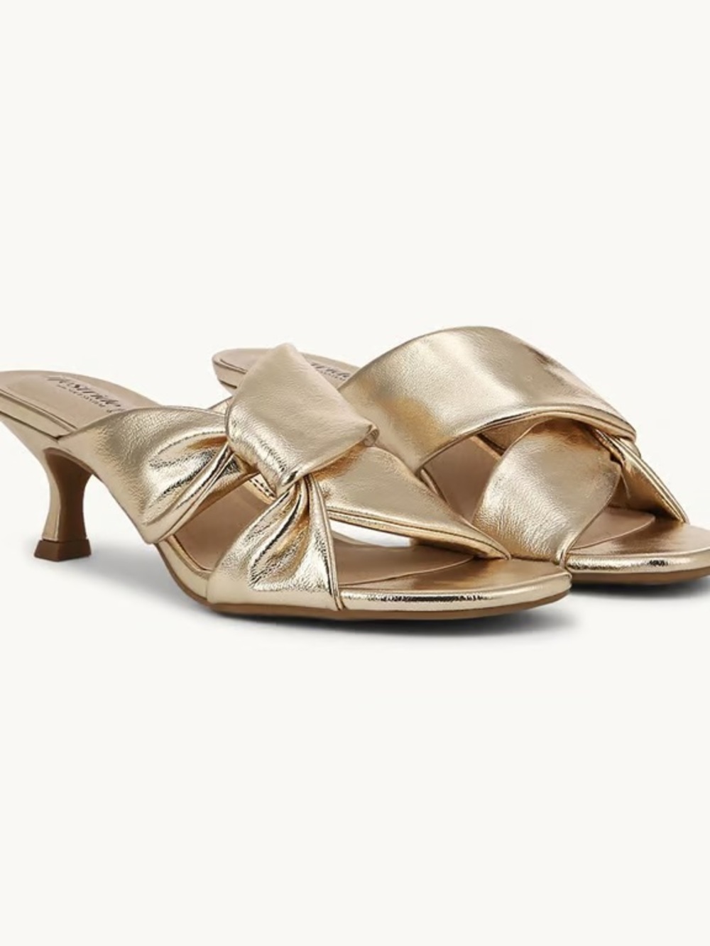 Lifestride Nori Slide Kitten Heel Sandal - Size 10W